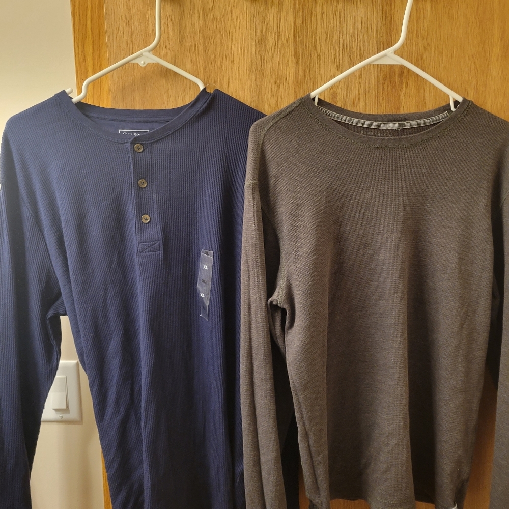 Perry Ellis Large and Club Room XL NWT. Thermals.  Club Room is NWT.
